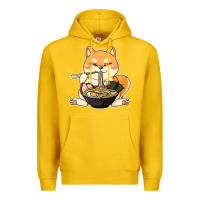 Lemon shiba inu dog ramen Premium Hoodie - artisFamous