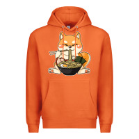 Carrot shiba inu dog ramen Premium Hoodie - artisFamous