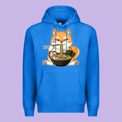 Shiba Inu Dog Ramen Premium Hoodie Designed By Artisfamous
