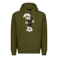 Army Green danny phantom run Premium Hoodie - artisFamous