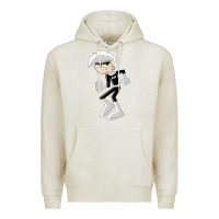 Oatmeal Heather danny phantom run Premium Hoodie - artisFamous