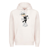 Pale Pink danny phantom run Premium Hoodie - artisFamous