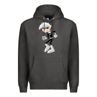 Charcoal Heather danny phantom run Premium Hoodie - artisFamous