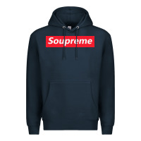 Navy SOUPREME Premium Hoodie - artisFamous