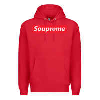 Red SOUPREME Premium Hoodie - artisFamous