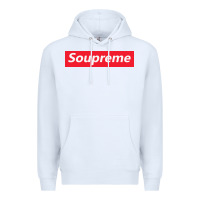 White SOUPREME Premium Hoodie - artisFamous
