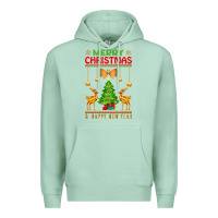 Seafoam merry christmas Premium Hoodie - artisFamous