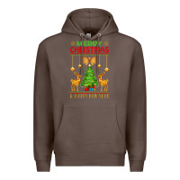 Coffee merry christmas Premium Hoodie - artisFamous