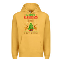 Mustard merry christmas Premium Hoodie - artisFamous