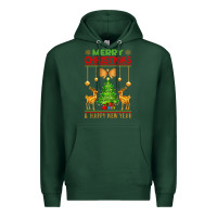 Sports Green merry christmas Premium Hoodie - artisFamous