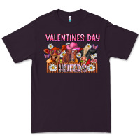 Plum valentines day heifers Premium Tee - CowhideDigitalArt