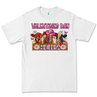 White valentines day heifers Premium Tee - CowhideDigitalArt