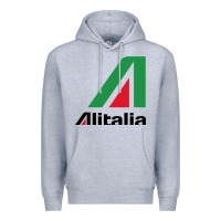 Heather Grey alitalia Premium Hoodie - artisFamous