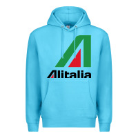 Ocean Blue alitalia Premium Hoodie - artisFamous