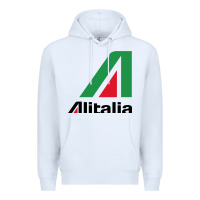 White alitalia Premium Hoodie - artisFamous