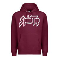 Burgundy spinal tap Premium Hoodie - artisFamous