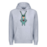 Heather Grey plankton Premium Hoodie - artisFamous
