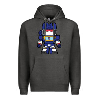 Charcoal Heather soundwave transformers chibi Premium Hoodie - artisFamous