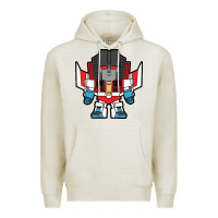 Oatmeal Heather starscream chibi Premium Hoodie - artisFamous