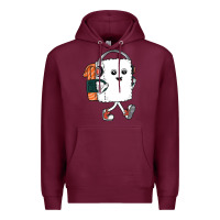 Burgundy sushi cool Premium Hoodie - artisFamous