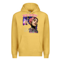 Antique Gold lil peep Premium Hoodie - artisFamous