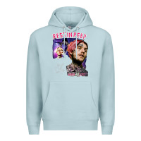 Blue Mist lil peep Premium Hoodie - artisFamous