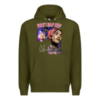 Army Green lil peep Premium Hoodie - artisFamous
