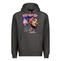 Charcoal Heather lil peep Premium Hoodie - artisFamous