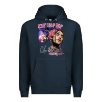 Navy lil peep Premium Hoodie - artisFamous