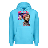 Ocean Blue lil peep Premium Hoodie - artisFamous