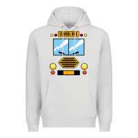 Dove Grey school bus costume cool halloween Premium Hoodie - artisFamous