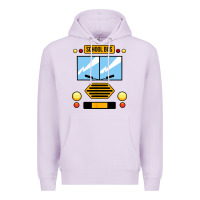 Lilac school bus costume cool halloween Premium Hoodie - artisFamous
