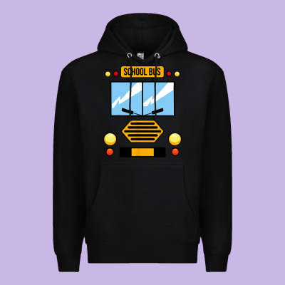 School Bus Costume Cool Halloween Premium Hoodie Designed By Artisfamous
