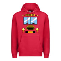 Cardinal school bus costume cool halloween Premium Hoodie - artisFamous