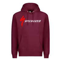 Burgundy bicycle company Premium Hoodie - artisFamous