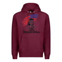 Burgundy les deplorables Premium Hoodie - artisFamous