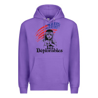 Purple les deplorables Premium Hoodie - artisFamous
