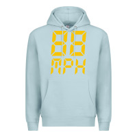 Blue Mist 88mph funny Premium Hoodie - artisFamous