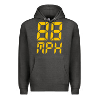 Charcoal Heather 88mph funny Premium Hoodie - artisFamous