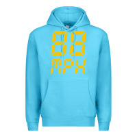 Ocean Blue 88mph funny Premium Hoodie - artisFamous