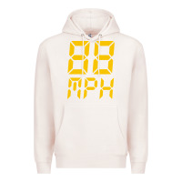 Pale Pink 88mph funny Premium Hoodie - artisFamous
