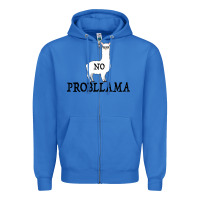 True Royal No Problama Zipper Hoodie - Bettercallsaul
