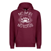 Burgundy funny buddhist Premium Hoodie - artisFamous