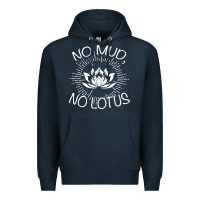 Navy funny buddhist Premium Hoodie - artisFamous