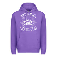 Purple funny buddhist Premium Hoodie - artisFamous