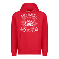 Red funny buddhist Premium Hoodie - artisFamous