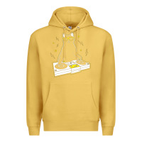 Antique Gold cat dj Premium Hoodie - artisFamous