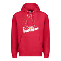 Cardinal cat dj Premium Hoodie - artisFamous