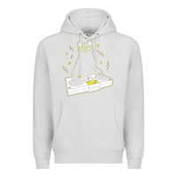 Dove Grey cat dj Premium Hoodie - artisFamous