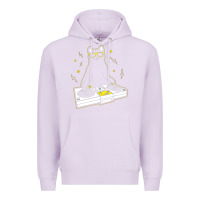 Lilac cat dj Premium Hoodie - artisFamous